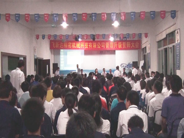 2011年6月3日，飛新達(dá)管理升級誓師大會召開