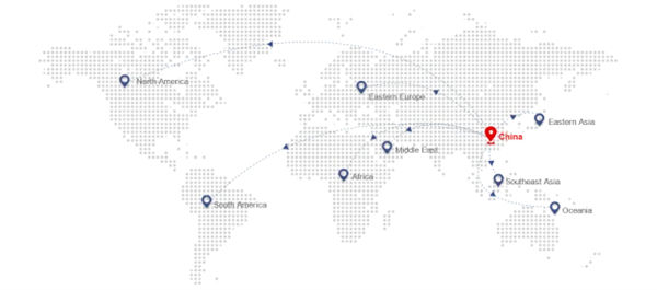 廣州市華勁機械制造有限公司產品遠銷世界各地