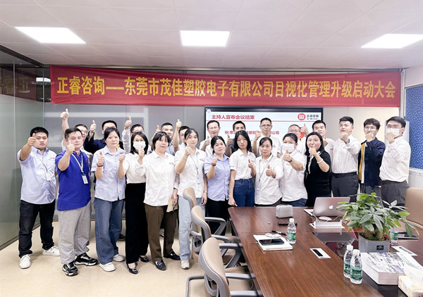 動態丨高端連接線設計與制造領域佼佼者—東莞市茂佳塑膠電子有限公司“目視化管理升級”咨詢項目啟動