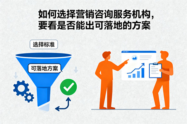 如何選擇營銷咨詢服務機構，要看是否能出可落地的方案