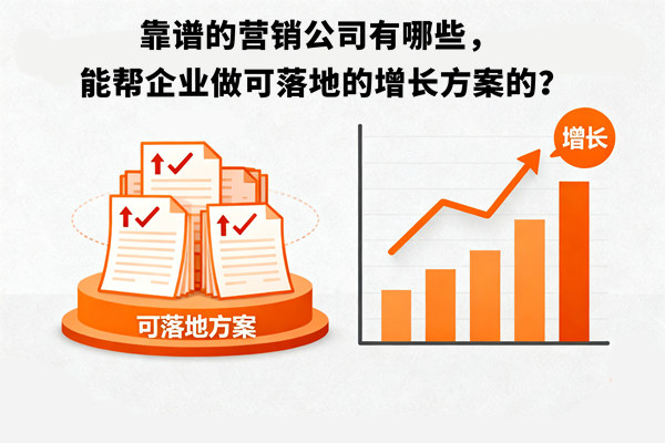 靠譜的營(yíng)銷公司有哪些，能幫企業(yè)做可落地的增長(zhǎng)方案的？